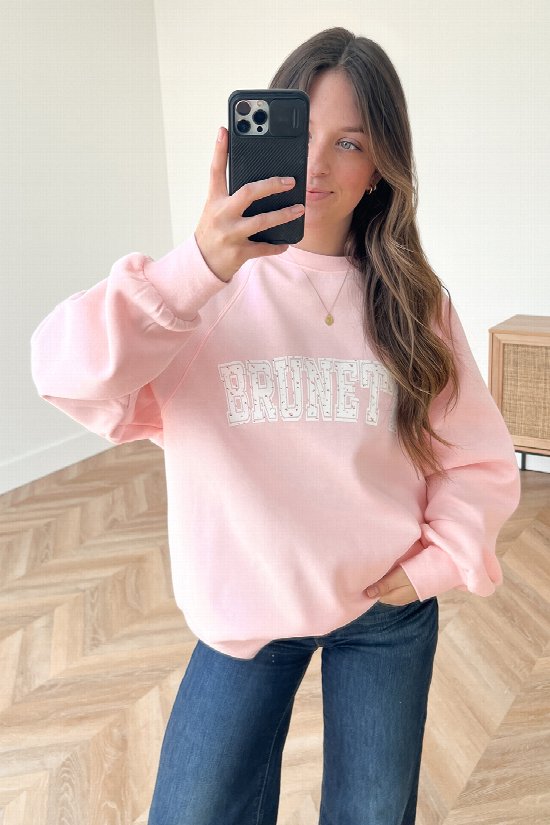 Brunette Varsity Floral NYBF Sweatshirt